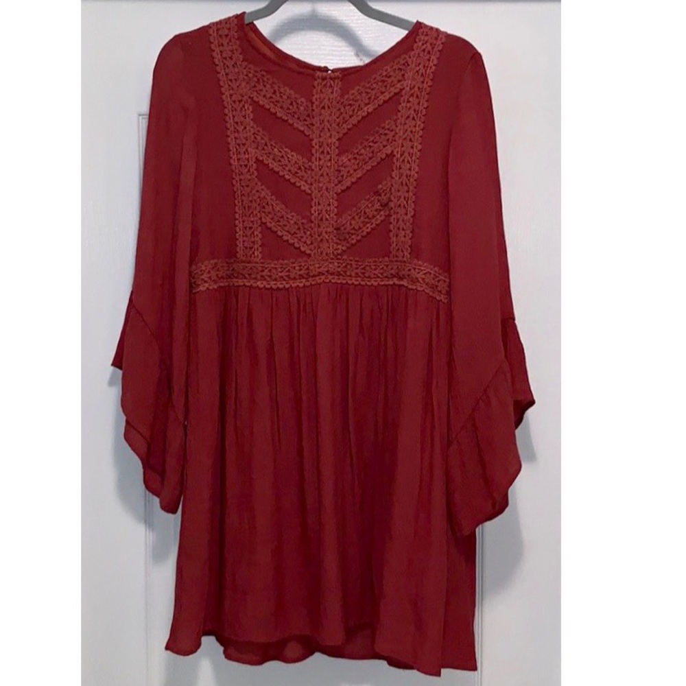 MSU GAMEDAY DRESS — Maroon Dress